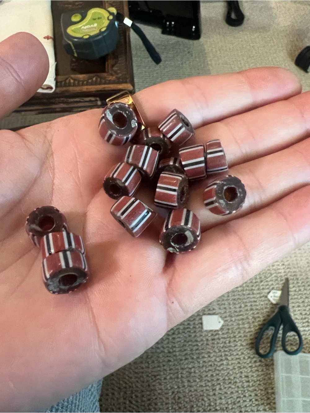 Large Vintage Glass Trade Beads Collection - 300+ beads - Picture 3 of 8